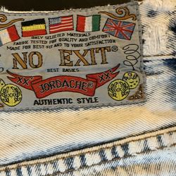 VTG 80s NO EXIT - Jordache Acid Wash Cutoffs Size 7/8 Fits Like 4/6 OBO