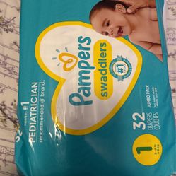 Pampers- Size1-  32 Count 