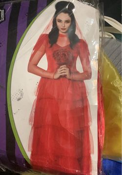Beetlejuice Lydia  Halloween adult Costume small size