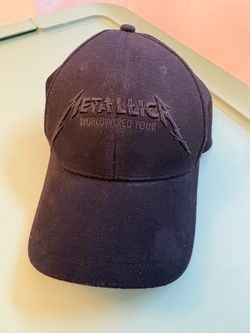 Metallica WorldWired Tour VIP Adjustable Black Baseball Cap Rare