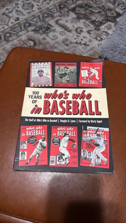 100 years of who’s who in baseball book