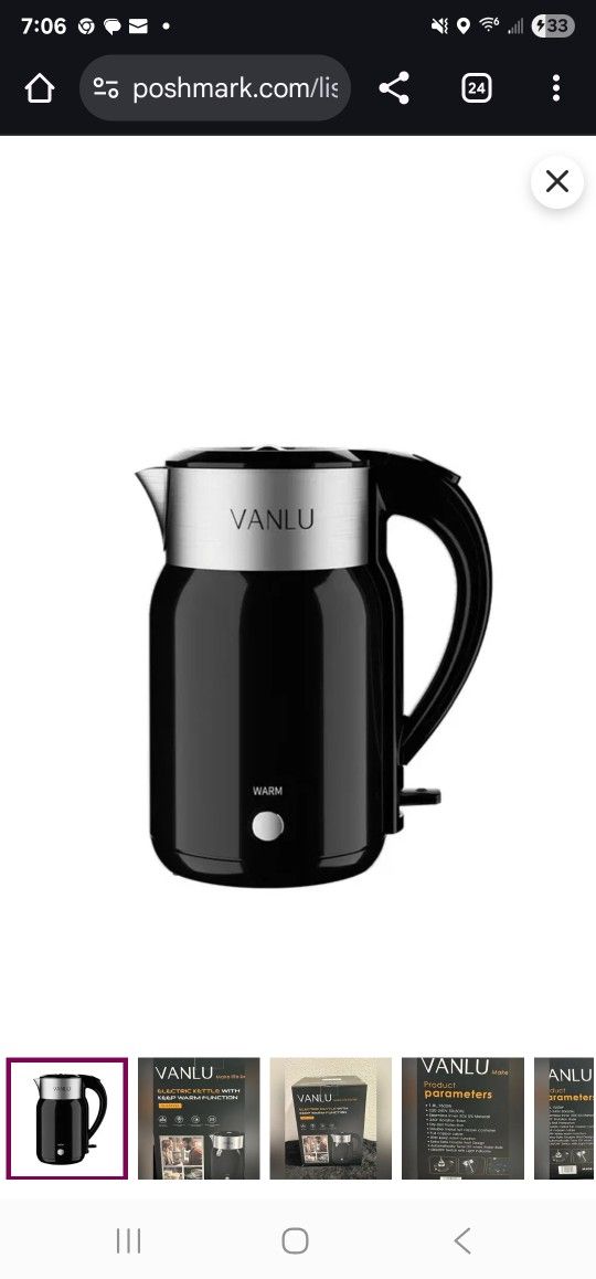 Vanlu Electric Kettle