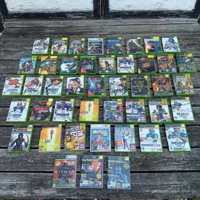 (41)Xbox Video Games w/(3) Playable Demos