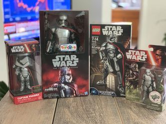 STAR WARS LEGO Captain Phasma 75118, Captain Phasma Epic Battles Toysrus exclusive, Captain Phasma Bobble-head & Captain Phasma figure