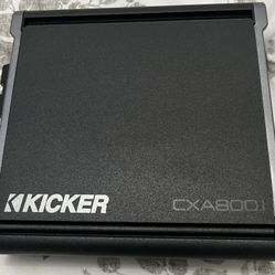 Kicker 46CXA800.1T CX Series mono subwoofer amplifier — 800 watts