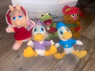 Vintage Muppets  A Christmas Carol Lot  Plush Figures