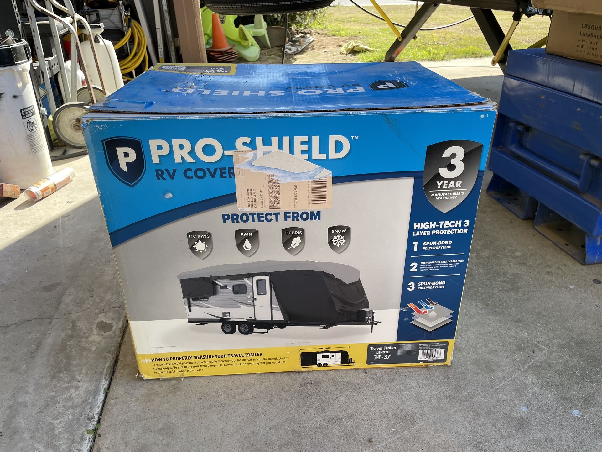 RV Trailer Cover