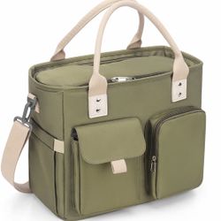 Large Capacity Expandable Lunch Bag, Waterproof Crossbody Bag, Lunch Box for Men, Insulated Lunch Bag Women/Men,Leakproof Lunch Cooler Bag, Lunch Tote