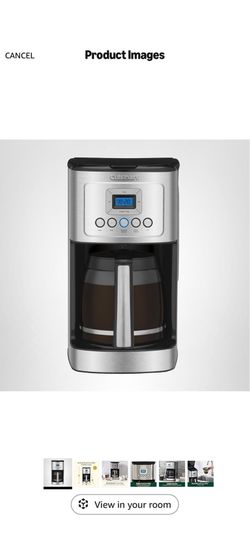 Cuisinart 14-Cup Coffee Maker, Programmable PerfecTemp Glass Carafe Coffee Machine with 1-4 Cup Setting, Brew Strength Control and Pause, Stainless St