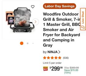 Ninja Woodfire Brandnew