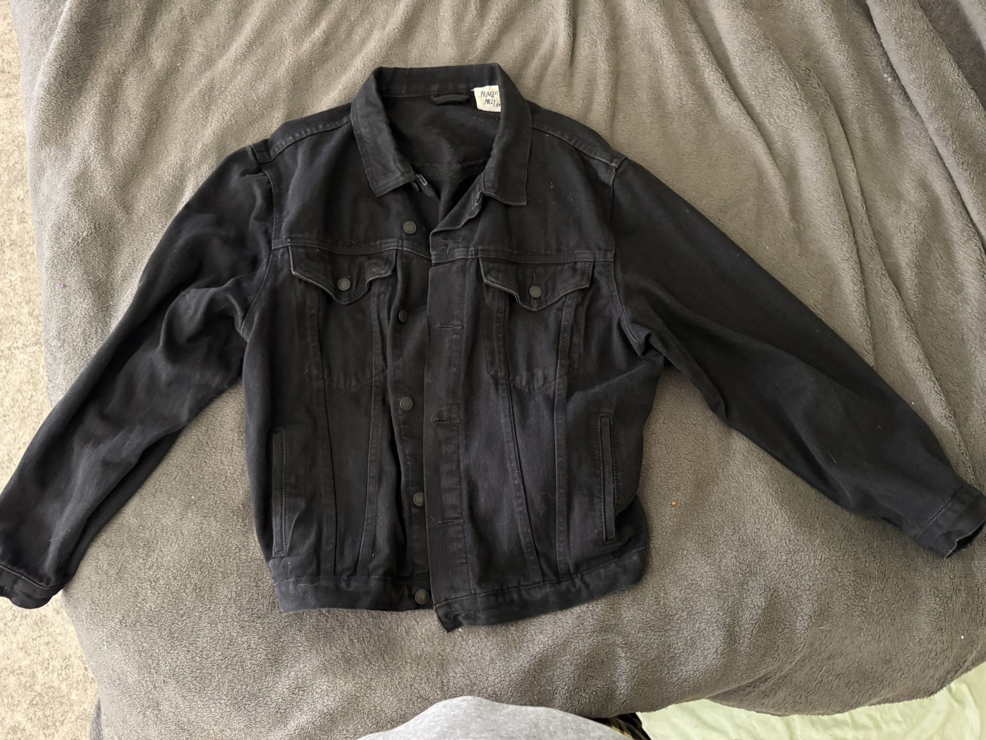 Princess Polly Black Denim Jacket