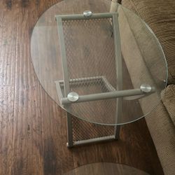 Glass Table Set