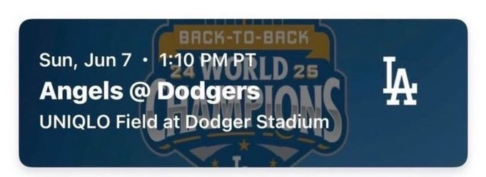 Angels at Dodgers