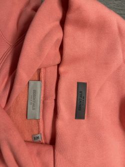 Essentials Fog Coral Red Hoodie