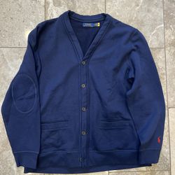 Polo Ralph Lauren Men’s The RL Fleece Cardigan Sweater Navy Size XL