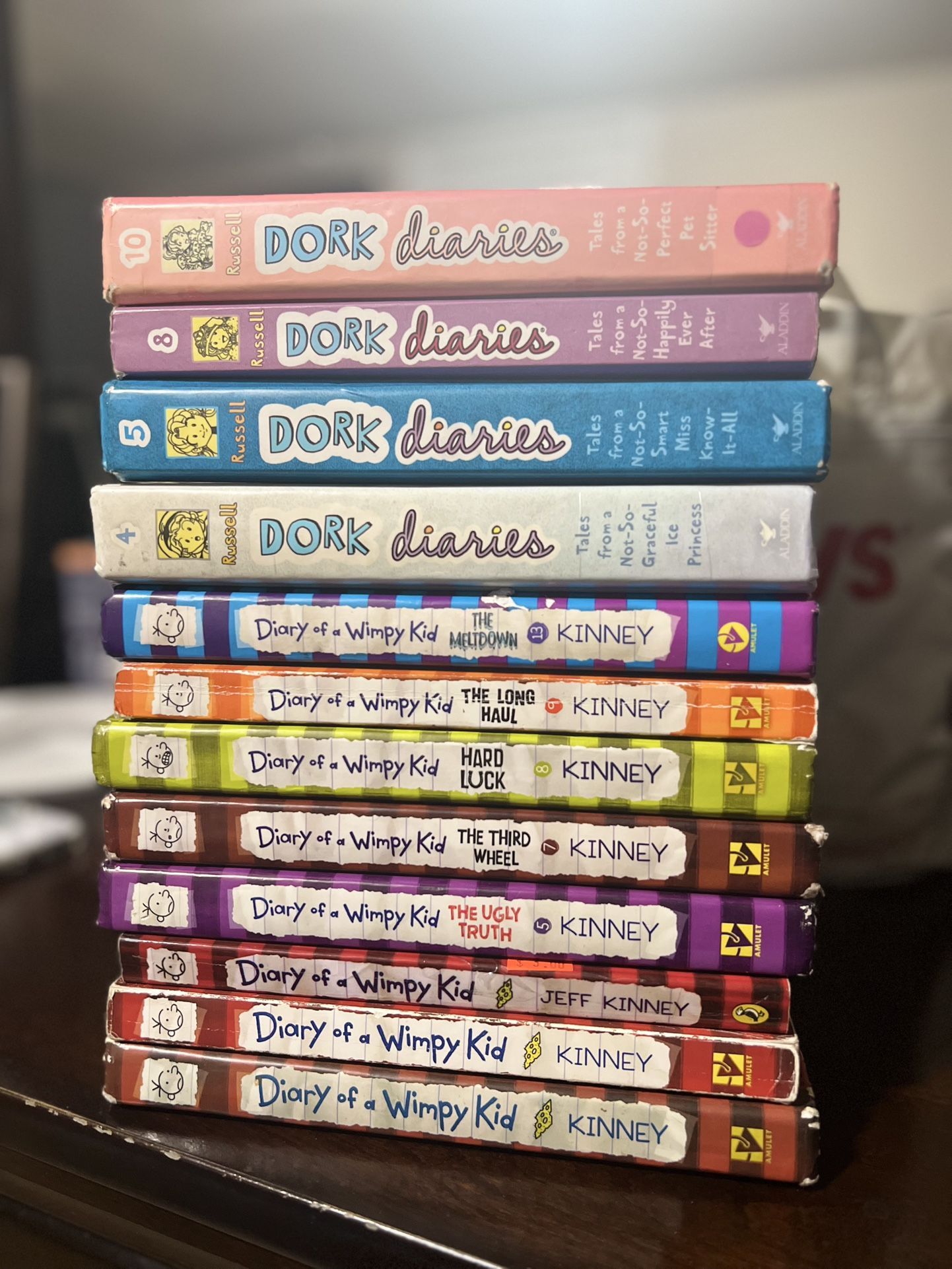 Books Of The Dork Diaries And Diary Of A Wimpy Kid