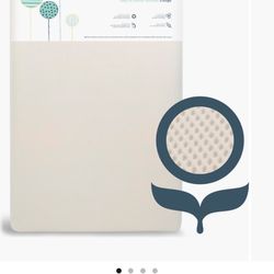 Naturepedic Organic Breathable 2-Stage Crib Mattress & Naturepedic Organic Cotton Breathable Waterproof Fitted Crib Protector Pad