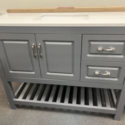 42 Inch Vanity With Quartz Top