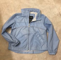 Outbrook Girl’s Youth Blue Windbreaker Jacket with hood