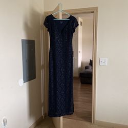 Elegant Dark Blue Dress (brand new)
