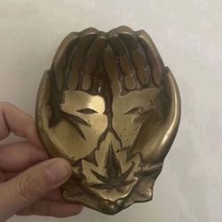 Brass ashtray