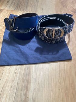 Louis Vuitton belt & Christian Dior reversible belts