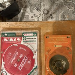 7 1/4 “ Hardie Blade And 4 “ Concrete Cup Grinder