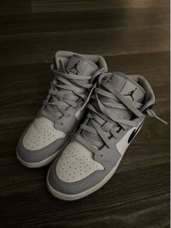 Jordan one retro navy blue and gray