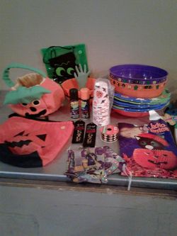 Lots of Halloween Supplies