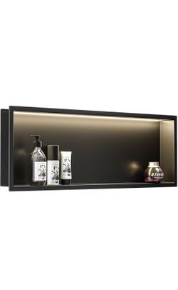 LED SHOWER NICHE MATTE BLACK
