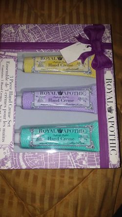 3 piece royal apothic hand cream set