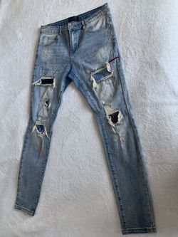 THRT Orange Stitch Jeans 