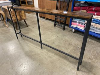 Extra Thin Console Table with Power Source