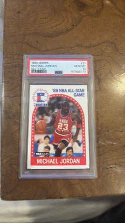 Rare Micheal Jordan PSA 10
