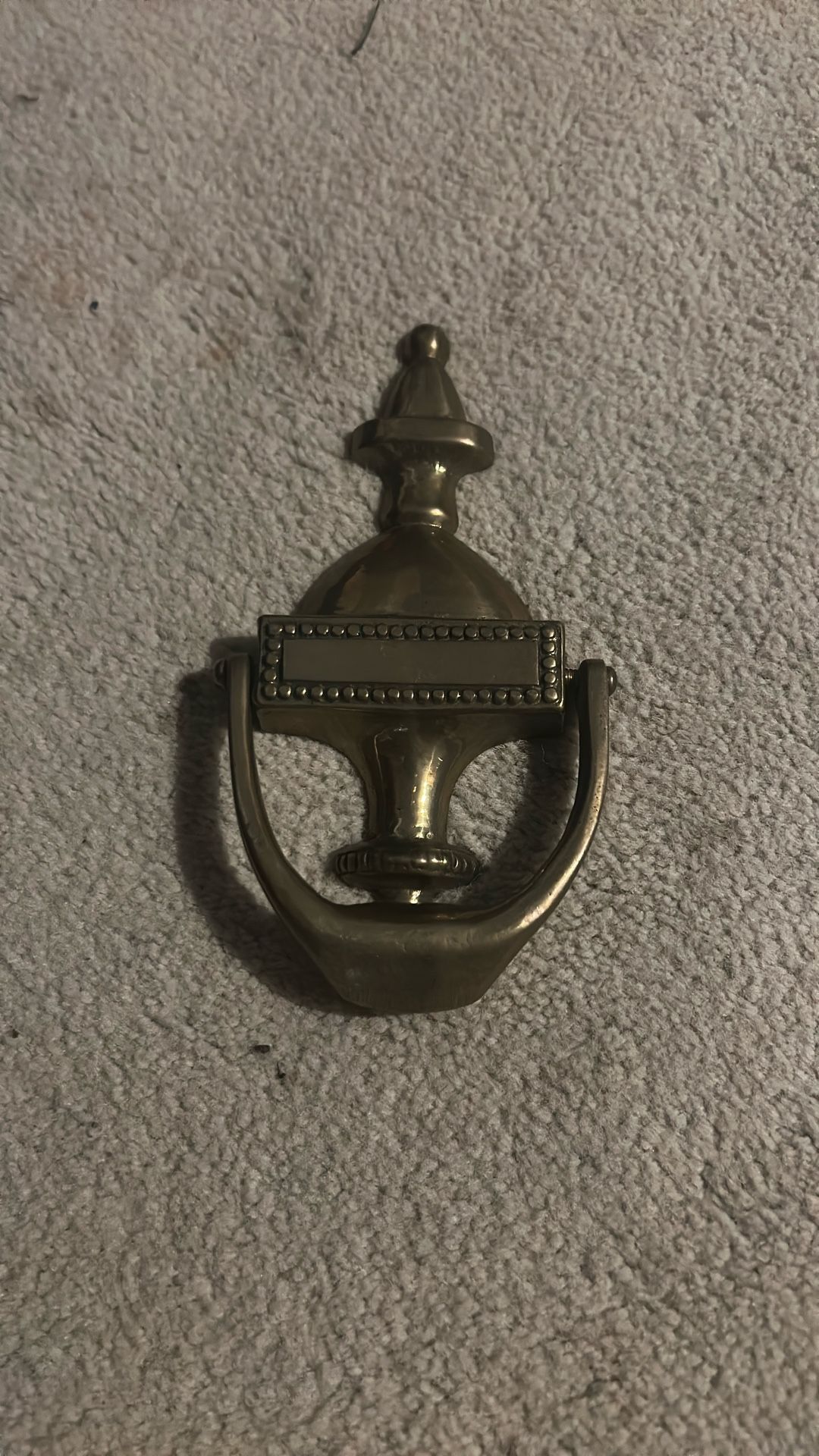 Solid Brass Door, Knock