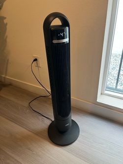 Dreo Black Tower Fan with LED Display