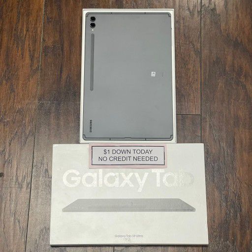 Open Box Samsung Galaxy Tab S9 Ultra 14.6 Inch With S-Pen WiFi -PAYMENTS AVAILABLE-$1 Down Today 