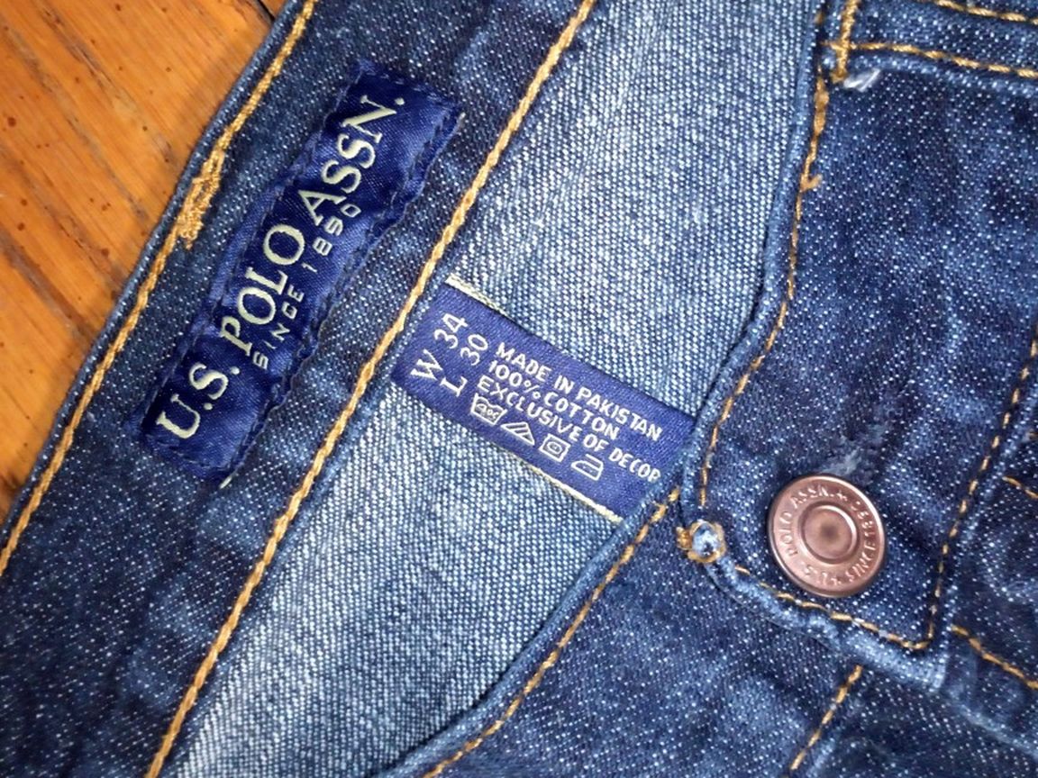POLO MENS JEANS 34W