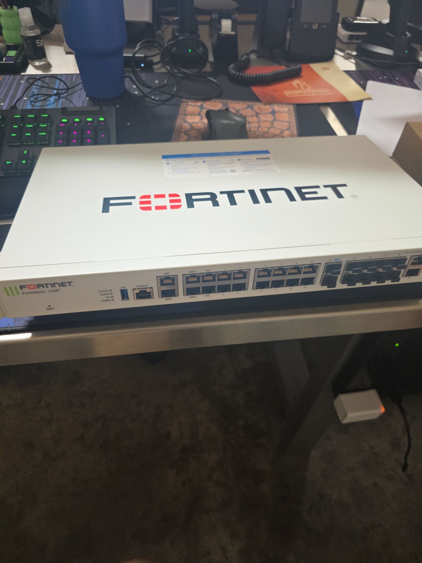 Fortinet fortigate 100F