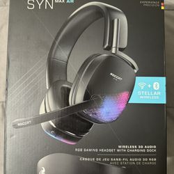 Roccat Max Air Wireless Gaming Headset With Charging Dock