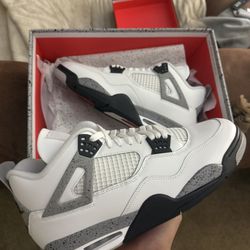 Jordan 4 White Cement Size 13