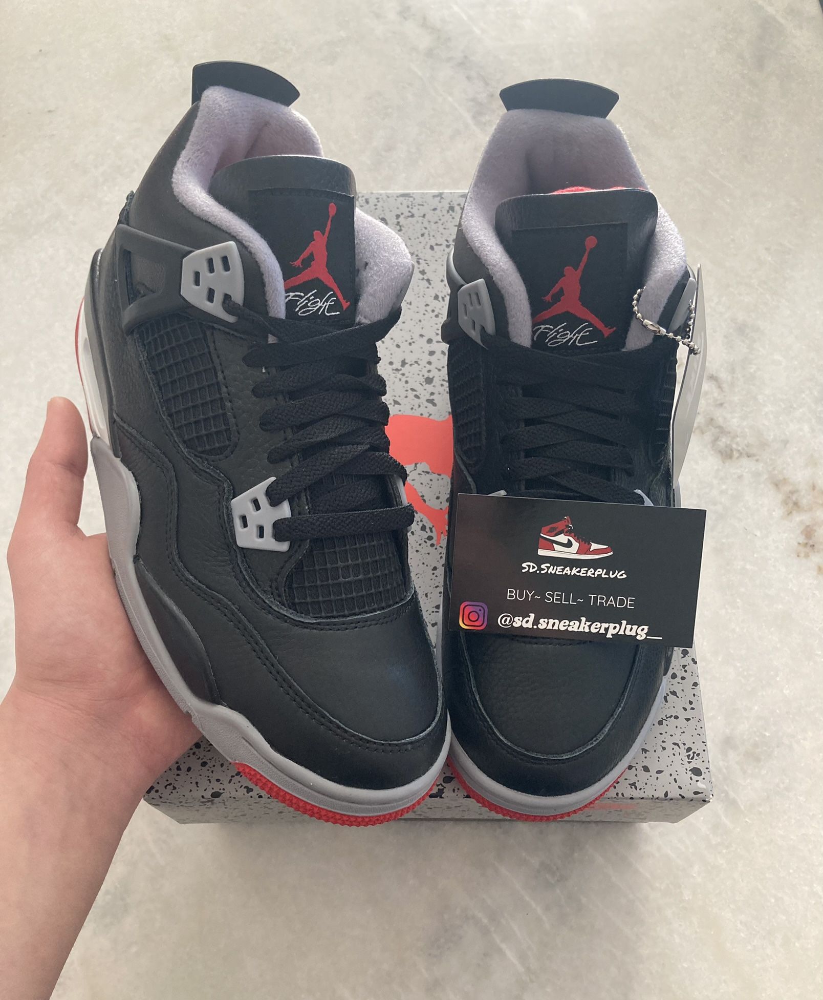 Jordan 4 Bred Reimagined Size 6Y, 6.5Y 