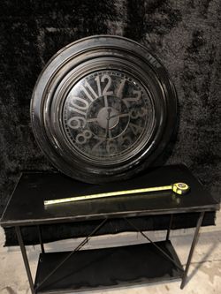 Large Clock Frame Decor