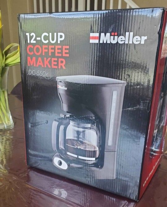 New Mueller 12-Cup Drip Coffee Maker