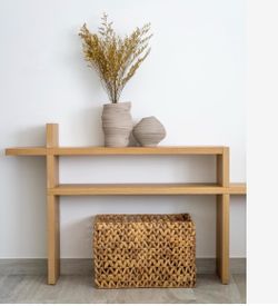 Crate and Barrel Nash console table