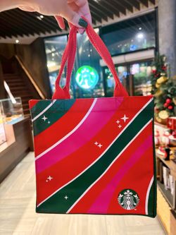 Starbucks Holiday Christmas Tote Bag 2023