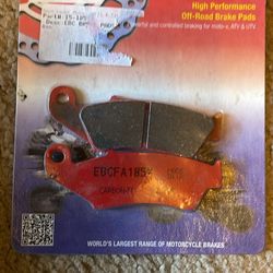 Honda Crf450R Owners Manual/Brake Pads