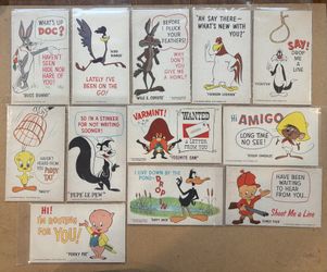 1960 Post Bugs Bunny Fun Post Cards Set