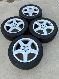 Rims MERCEDES BENZ ML 550 19 AMG 5x112 Silver wheels 5 lugs rines y llantas