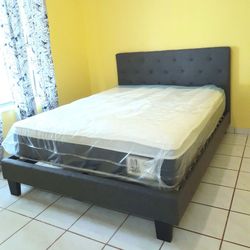 NEW QUEEN-SIZE PILLOW TOP MATTRESS AND BOX SPRING 💤
